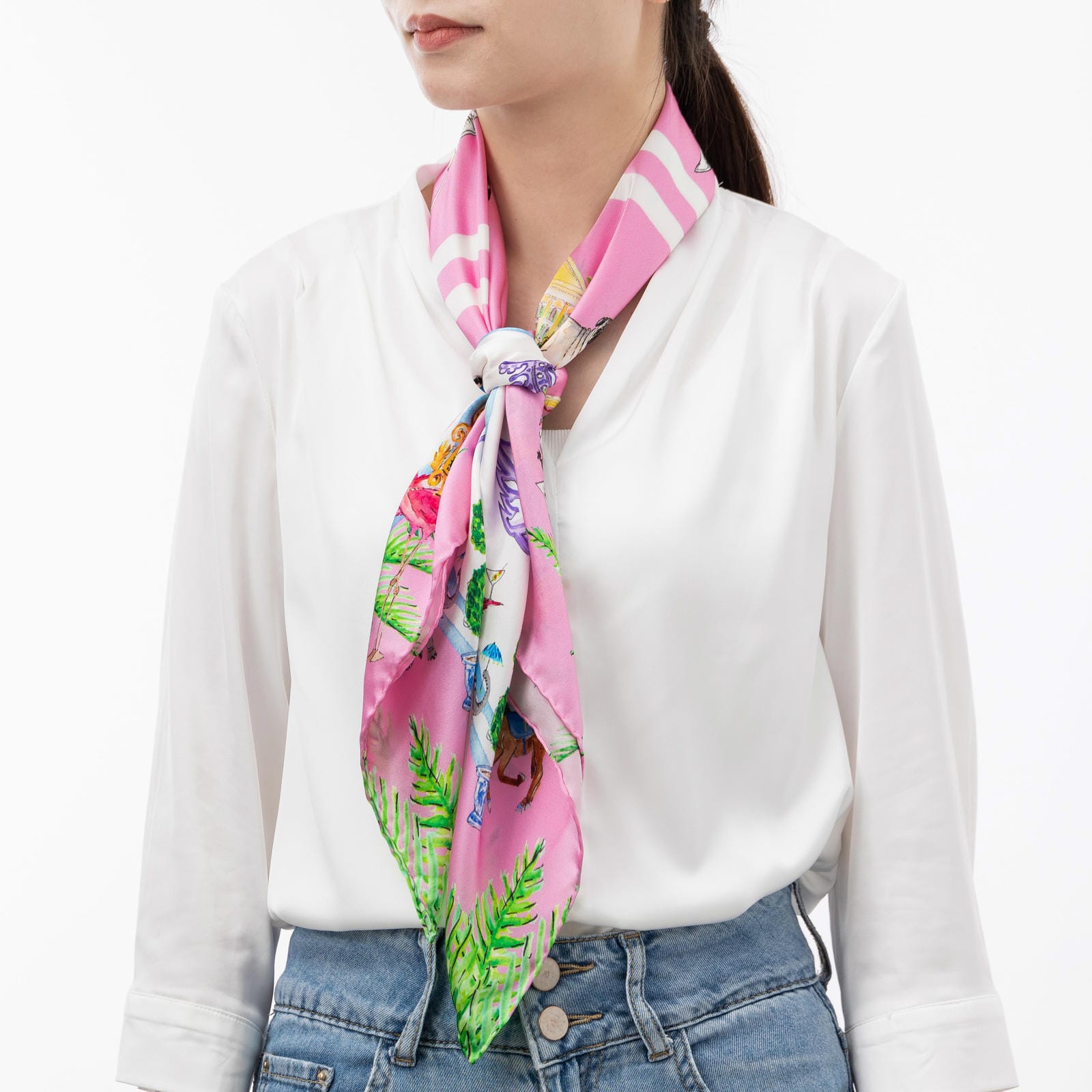 How to Wear a Silk Square Scarf: Mastering Style with Ease - Muriersilk