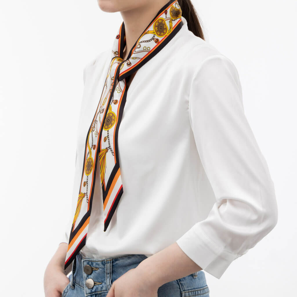 How To Make Ribbon Scarf - Muriersilk