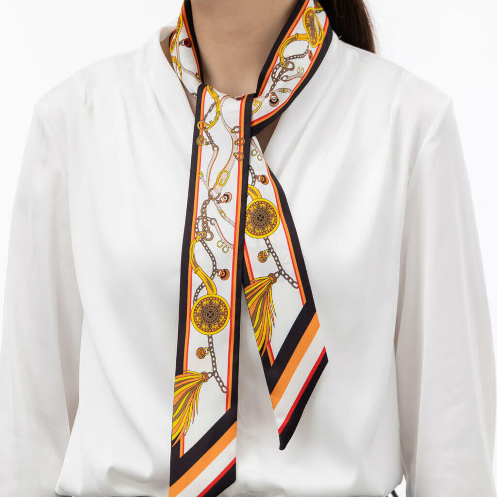 How To Make Ribbon Scarf - Muriersilk