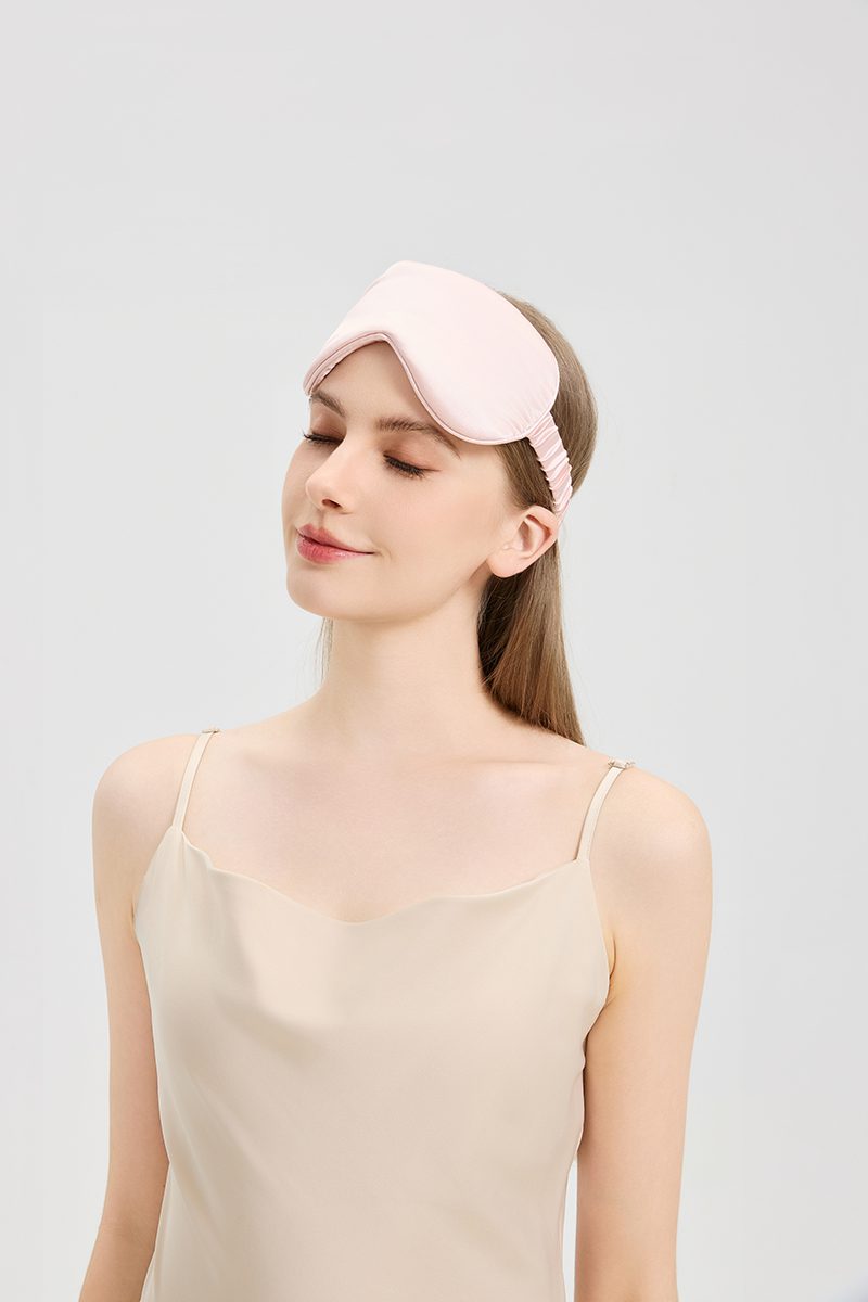 Silk Sleep Mask with Elastic Band